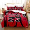 Basketball Duvet Cover Set Queen,Sports Gaming Comforter Cover For Boys Girls,Black Graffiti Bedding Set Sports Bedspread Cover