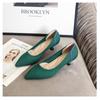 Pointed Head Shallow Mouth Single Shoes Women's Autumn New Flying Woven Temperament Women's Shoes Stiletto High Heels
