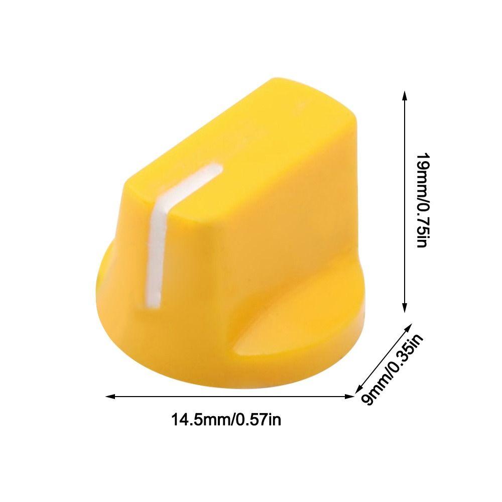 Кнопка-указатель Кнопка с плоской головкой Ручка педали гитары Разноцветная ручка для настройки звука