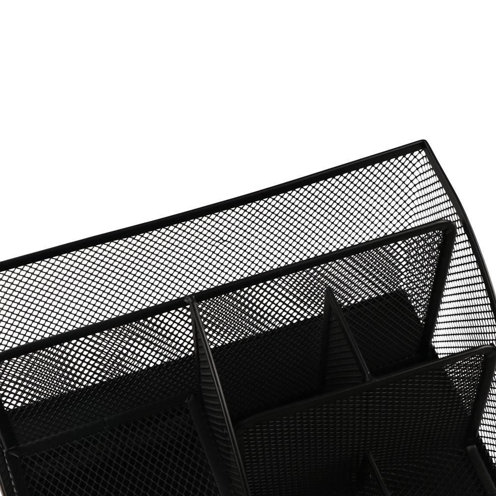 Metal Mesh Multi Grid Pen Holder Creative Sundries Storage Box  School Office