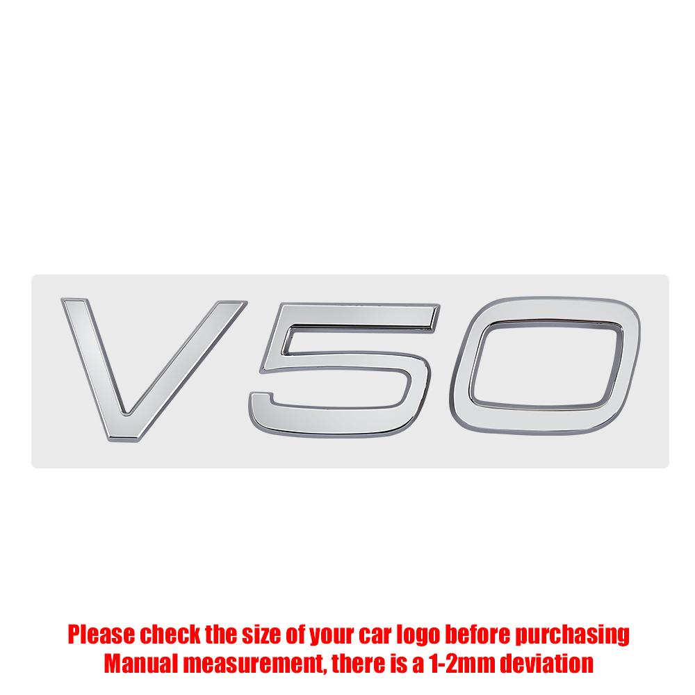 3D ABS Наклейка-эмблема с буквами на багажник автомобиля Для Volvo V50 V60 V90 Автомобильные Декоративные Аксессуары