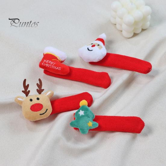 Knitted Santa Claus Door Knob Protectors Christmas Doorknob Covers, Reindeer Decor, Anti?Slip Protector Sleeves, Cartoon Decorations Handle Cushion