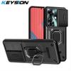 KEYSION Противоударный чехол для OnePlus Nord N30 SE 5G, защитное кольцо для объектива камеры, задняя крышка-подставка для телефона 1 + Nord N30 SE 5G