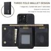 DG.MING M1 Series 3-Fold Multi Card Wallet Back Cover Противоударный чехол с функцией держателя