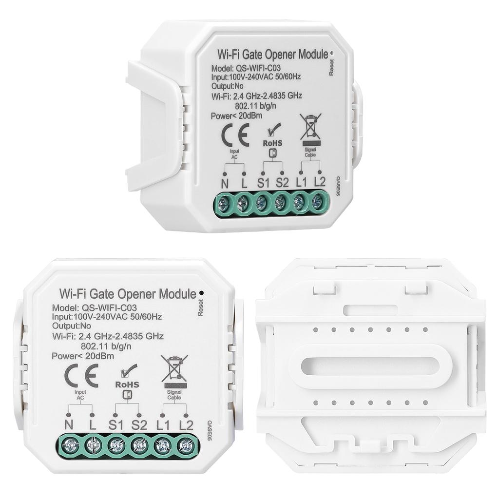 Контроллер открывания гаражных ворот Tuya Wi-Fi, мобильный телефон, удаленное управление через приложение, совместимое с Alexa