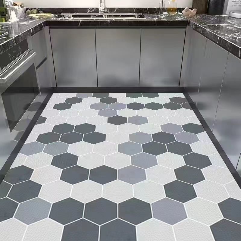 Кухонный Нескользящий ПВХ Ковер Большой Площади Грязеотталкивающий Водонепроницаемый Мягкий Коврик Ковер для Гостиной Балкон Маслостойкие Ковры Коврик для Ног