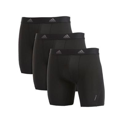 Влагоотводящие спортивные трусы-боксеры, 3 пары, мужское нижнее белье, черные 4A3M03-000
