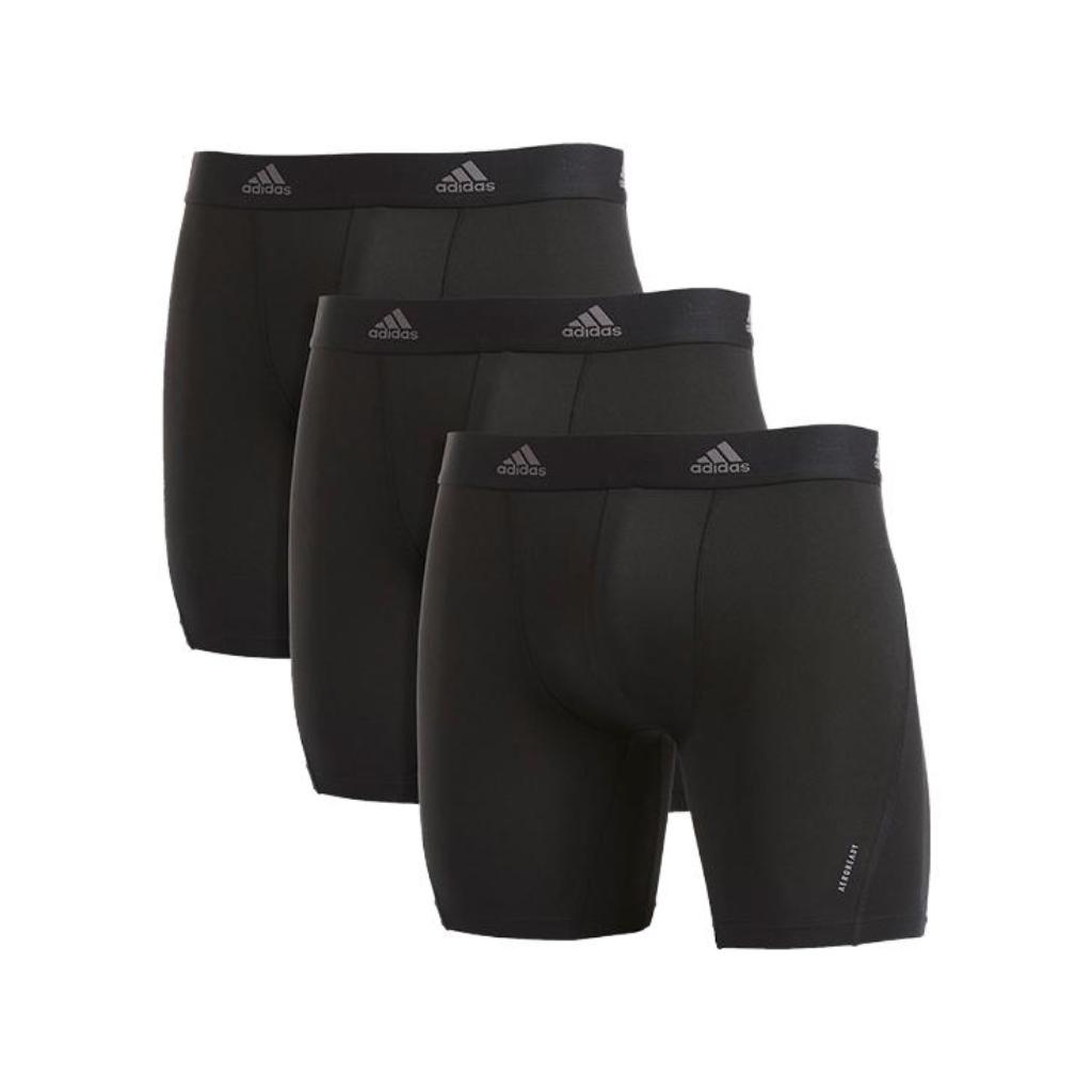 adidas Мужские боксеры 3 шт. Черные 4A3M03-000