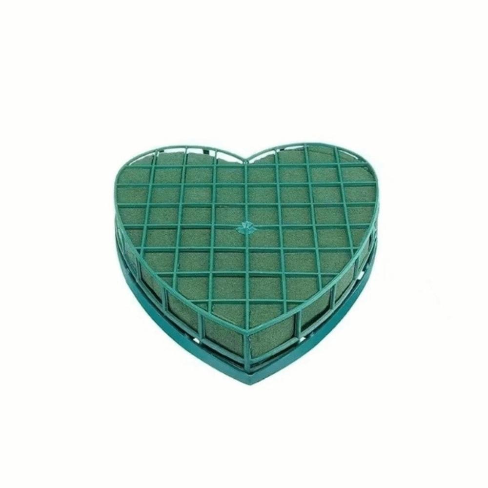 With Suction Cup Floral Bricks Heart Shaped Flower Mud Florist Sponge Vehicle Decoration