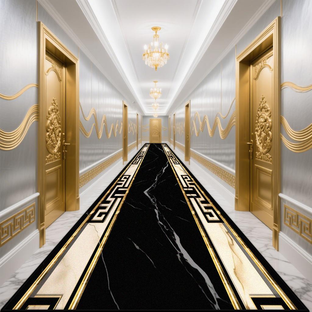 Роскошный ковер в европейском стиле для лобби, холла, коридора, нескользящий ковер-дорожка для лестницы, настраиваемый коврик для дома, прихожей