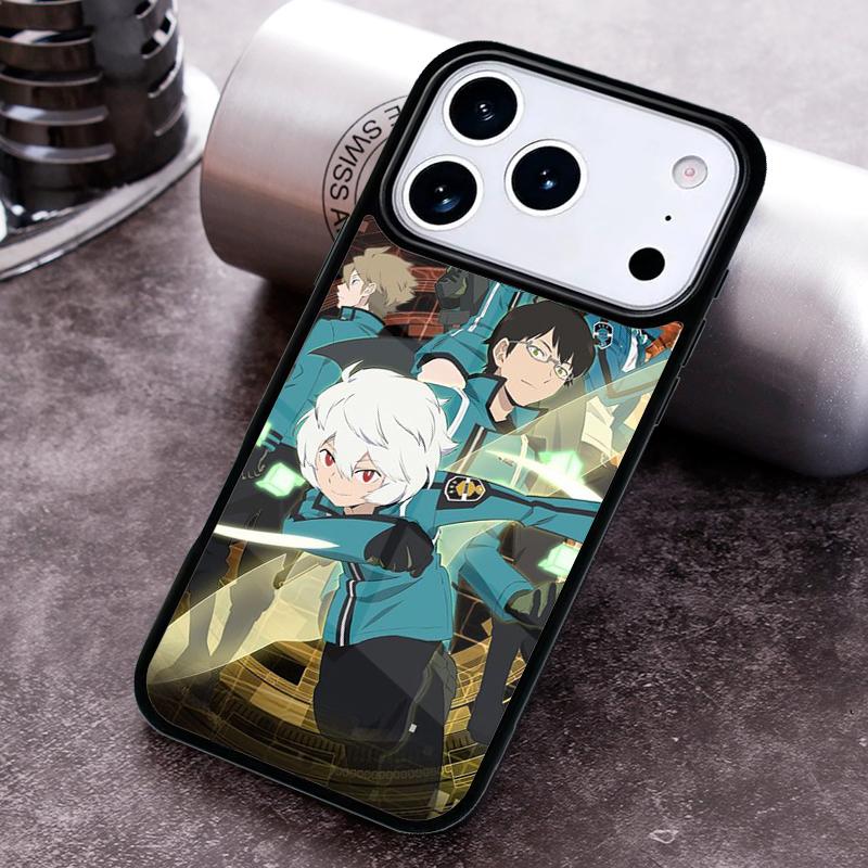 Чехол для телефона World Trigger для iPhone 17,16e,15,14,13,12,11, Mini, Pro, MAX, мягкий силиконовый чехол