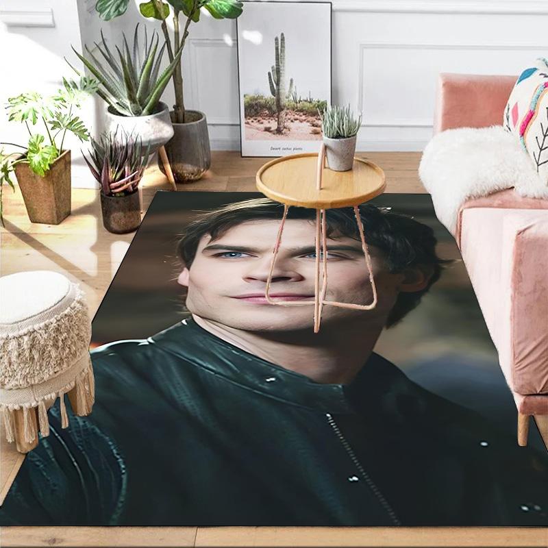 Two Men In Suits Damon Area Rug Suitable for Indoor And Outdoor,Carpets for Kitchens, Homes, Offices, Living Rooms,Home Decor,Christmas Gift