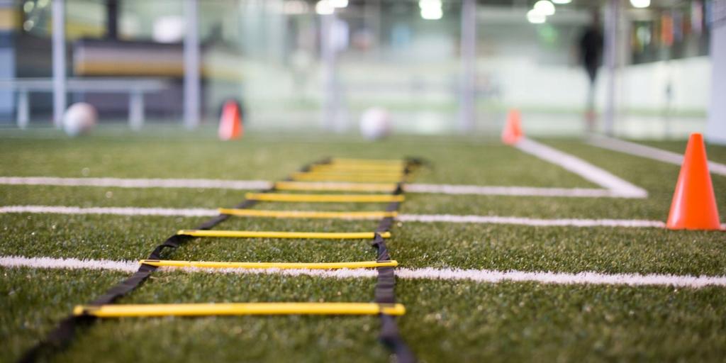 Football training set ladder trainer cones parachute set