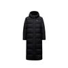 Travel Comprehensive Training Series 2025 Winter Long Hooded Down Jacket Women Outerwear Basic-Black 962547915-3
