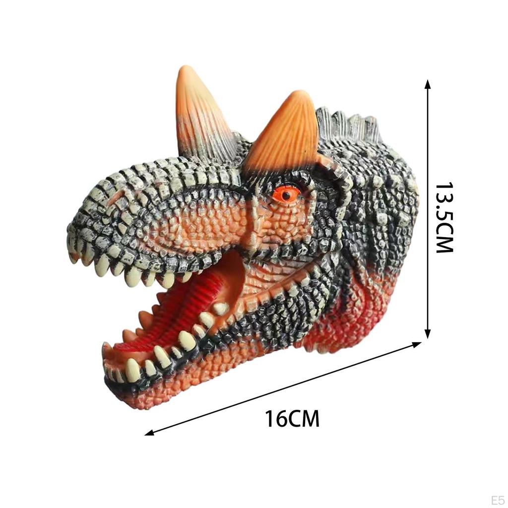 Интерактивная игрушка с изображением головы животного, кукла Дино, для детей, творческая игра на вечеринке
