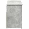 Shoe Bench Concrete Grey 102 x 30.5 x 45 cm Engineered Wood
