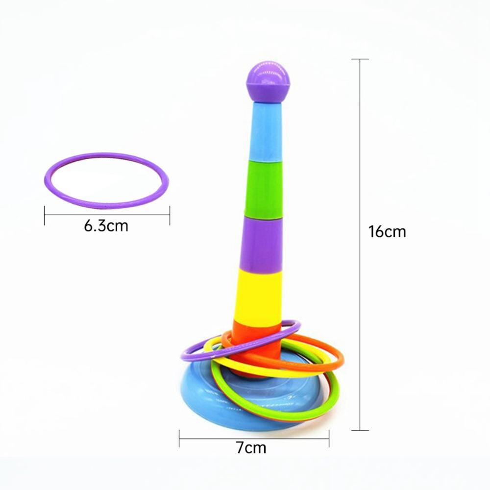 Activity Playground Development Parrots Platform Colorful Rings Bird Chew Toy Ferrule Toy