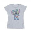 Womens/Ladies Lilo And Stitch Tropical Fun Cotton T-Shirt
