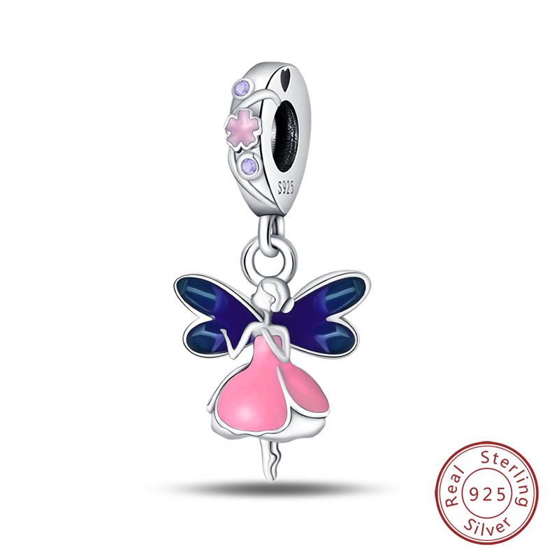 100% Медь Бабочка Фея Мечта Океан Ракушка Жемчужина Русалка Морская Черепаха Подсолнух Шармы Бусины Подходят для Браслетов Qikaola