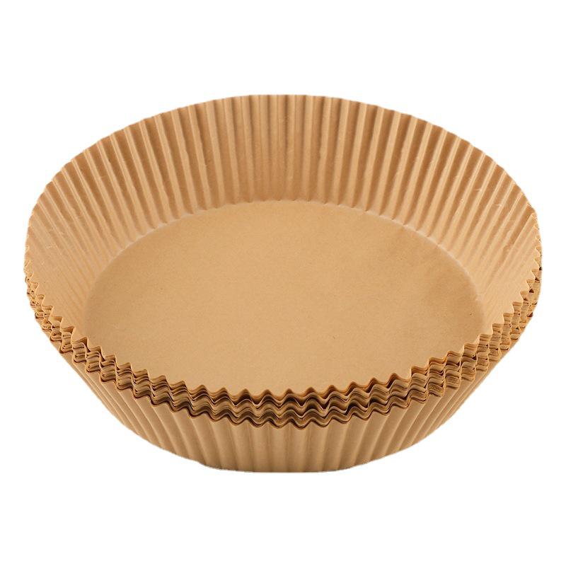 Круглая фритюрница с антипригарным покрытием и бумага для выпечки — впитывающая масло, с силиконовым покрытием для домашнего использования