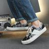 Осень новые дышащие парусиновые туфли мужские универсальные спортивные обувь для скейтборда мужской тренд обувь для пар