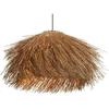 JOYINLED Japanese Retro Rattan Pendant Light, Brown 40/50/60cm Hand-Woven Rattan Chandelier for Dining Room Kitchen Bedroom Lamo