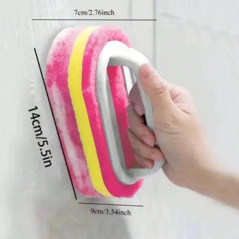 1PC with handle sponge wipe kitchen cleaning enlarged thickened cleaning tile bathroom brush pot brush pool brush