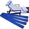 Towel Bands Towel Craber for Beach Chair Rubber Towel Clips Pool Chair Beach Accessories Elastic Towel Holder Alternatives for Towel Clips