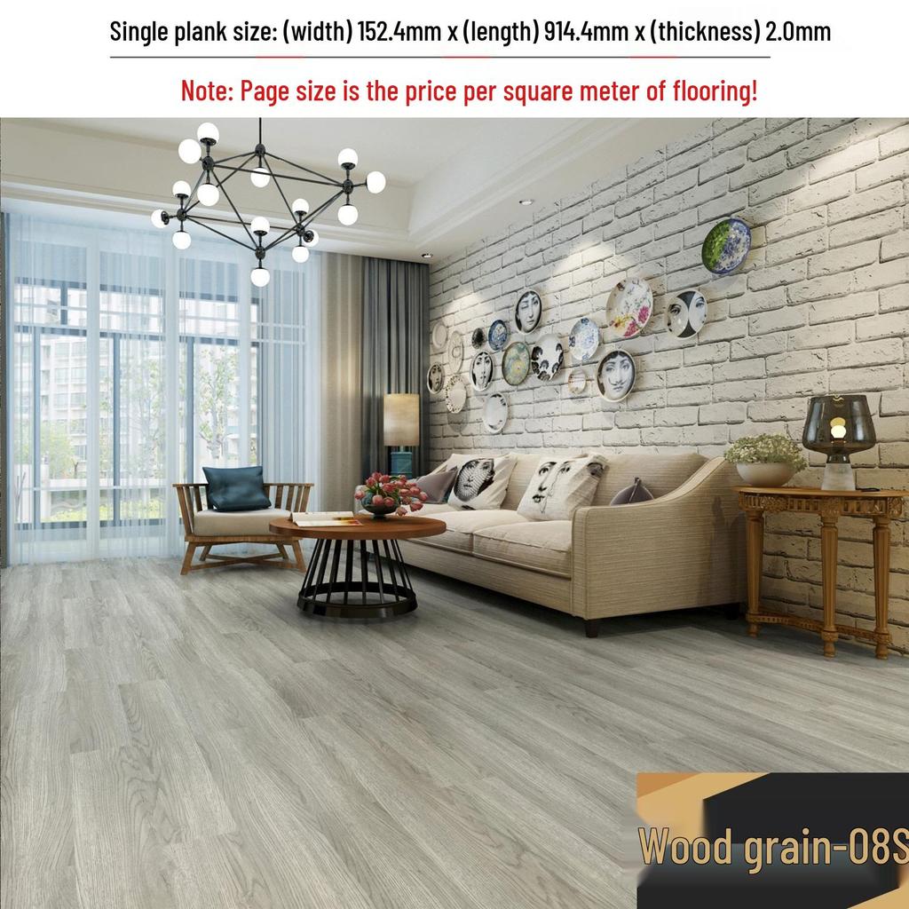 Самоклеящаяся водонепроницаемая виниловая наклейка для пола под камень: Толстое, износостойкое ПВХ-покрытие для спален