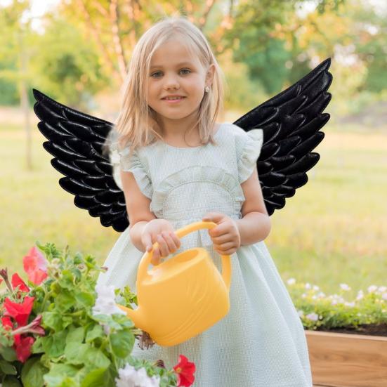 Крылья ангела унисекс костюм аксессуар для взрослых и детей блестящие крылья для косплея реквизит для вечеринки на Хэллоуин сценическое представление