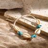 Bohemian Starfish Beaded Bracelet Ornaments Shell Beaded Handstring Turtle Woven Bracelet  Gift