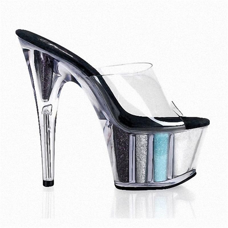 Ненавижу туфли на очень высоких каблуках женские 15 см водонепроницаемые на платформе крутые шлепанцы хрустальные туфли свадебные туфли летние туфли для прыжков невесты