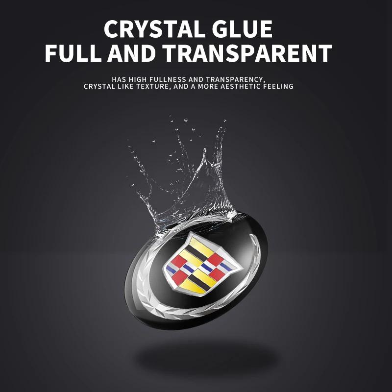 2/5/10 шт. 15 мм Наклейки на замочную скважину автомобильного замка Декор Защита для логотипа Cadillac Escalade CTS ATS SRX XTS XT5 STS CT5 CT6 BLS XLR