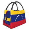 Пользовательские флаг Венесуэлы сумки для обеда женские охладители термоизолированные ланч-боксы для работы, пикника или путешествий фрукты свежие сумка для хранения