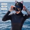 Сексуальные шапочки для дайвинга с ушками кошки, гидрокостюм-капюшон для дайвинга, шлем с дизайном ушей кошки из неопрена, шапка для дайвинга, головной убор, ушки кошки, водонепроницаемая шапка