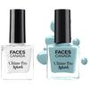 FACESCANADA Лак для ногтей с глянцевым финишем Splash, Белый O White 14, 8 мл и Лак для ногтей с глянцевым финишем Faces Splash, Frozen 40, 8 мл