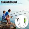 2 шт. Сигнализатор поклевки для ловли карпа, портативный легкий индикатор поклевки для рыбы, свингер