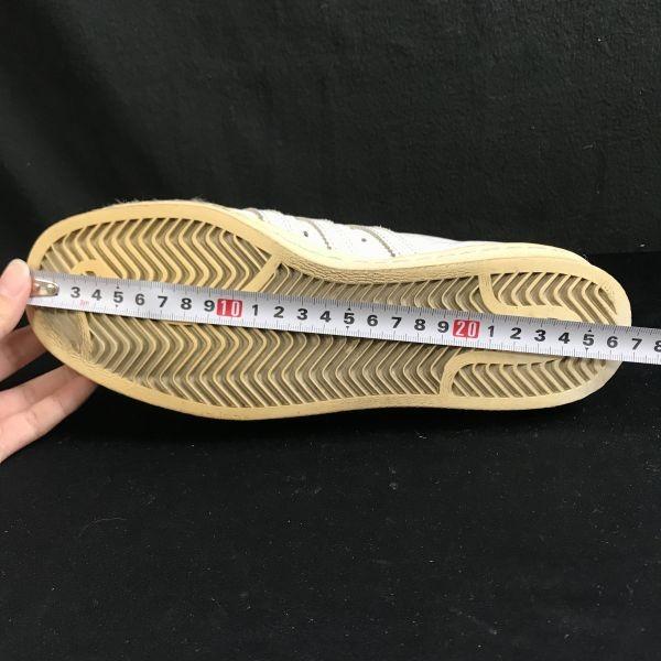 adidas Оригинальные кожаные кроссовки Superstar US6 24 мужские белые трилистник(ИСПОЛЬЗОВАЛ)