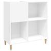 vidaXL Plattenschrank Weiß 84,5x38x89 cm Holzwerkstoff