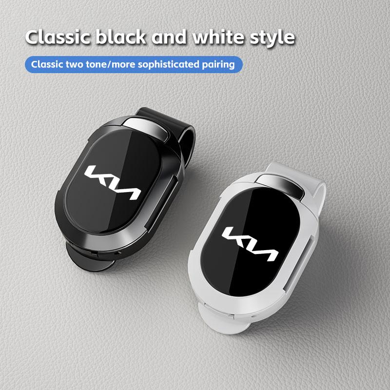 AABFS1 Car Glasses Clip Sunglasses Holder Glasses Creative Car Sun Visor Storage Clip For Kia Rio 3 4 K2 K3 X-Line Car Accessories