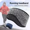 Ponytail Headband Winter Ear Warmer Head Wrap Elastic Yoga Hair Band Outdoor Sports Sweatband for Cycling Snowboarding Hiking Running