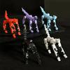 Multi-Jointed Movable Shapeshift Robot 3D Printed Mannequin Character and Dog Figures Toys Parent-children Game For Kids Gifts