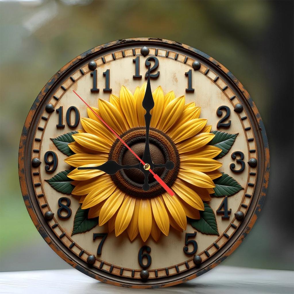 Secure Packaging 25x25cm Wood Wall Clock to Prevent Transit Damage