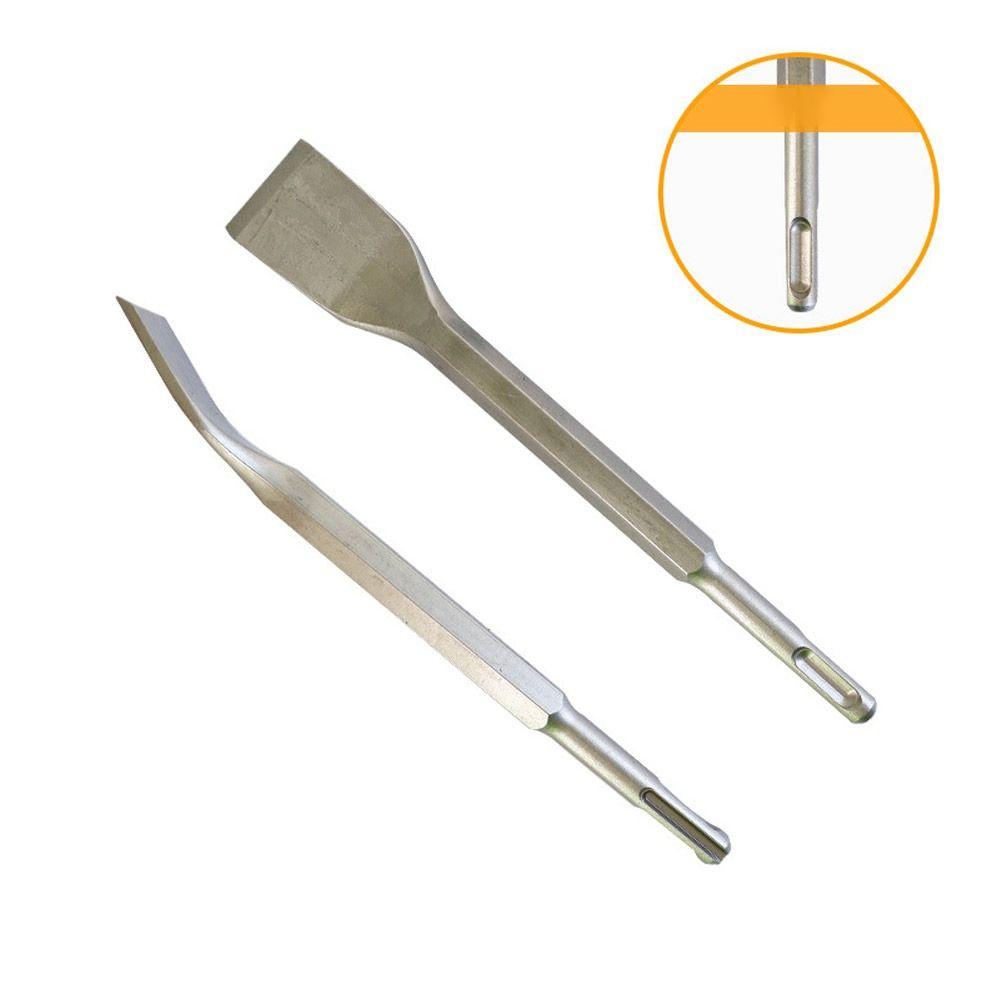 Изогнутая плоская зубило с локтевой головкой, стальная электрическая дрель-перфоратор, ударная дрель-перфоратор для кирпича