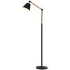 Makilight Floor Light, 12W LED Bulb Included, LED Floor Stand Lamp with Remote Control, 3 Color Temperature Settings, Stepless Dimming, Adjustable