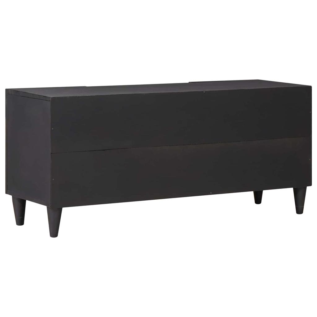 Multi Color Living Room Cabinet 105 x 33.5 x 46 cm Solid Mango Wood