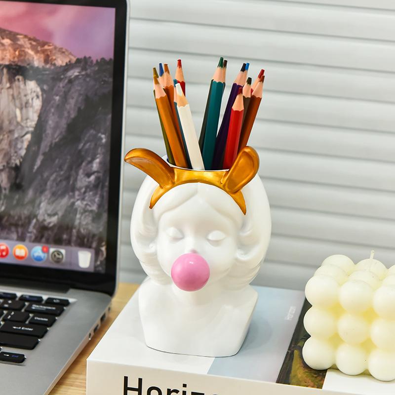 Многофункциональный студенческий офисный настольный роскошный контейнер для хранения канцелярских принадлежностей