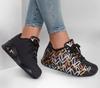 Skechers Uno James Goldcrown Metallic Love кроссовки черные