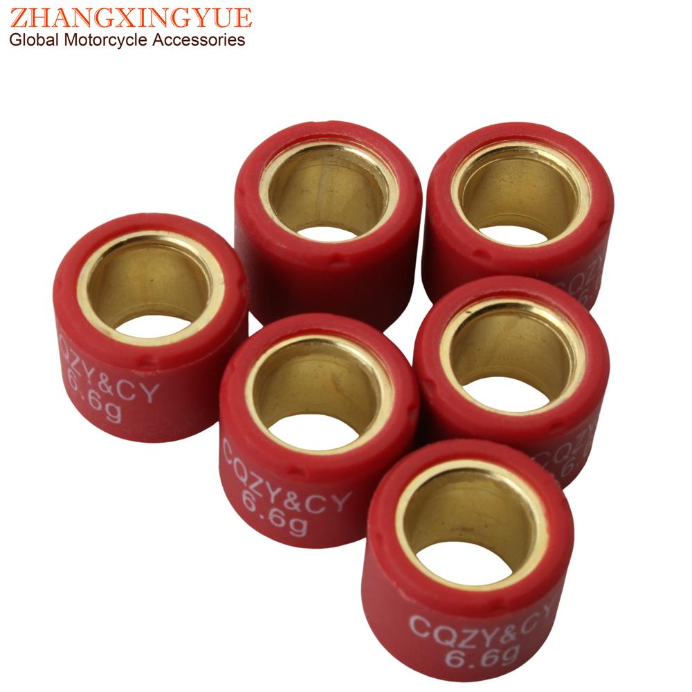 Набор роликов вариатора для скутера 16x13мм 4г 4.5г 5г 5.5г 6г 6.5г 7г Для Peugeot Django 50 Kisbee V-Clic 50cc 4-тактный
