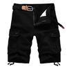 Summer Men's Baggy Multi Pocket Cargo Shorts Male Cotton Mens Shorts Short Pants No Belt